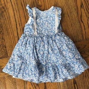 Polo Ralph Lauren girls' smocked floral cotton dress.